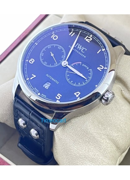 I W C Portugieser Tourbillon Sun-Moon Rose Gold Swiss ETA Automatic Watch