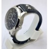 I W C Portuguese Power Reserve Black Leather Strap Swiss Automatic Watch