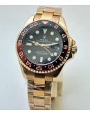 Rolex GMT Master ii Root Beer Rose Gold Swiss Automatic Watch