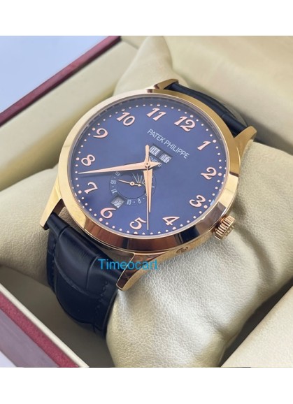 Patek Philippe Calatrava Leather Strap Watch