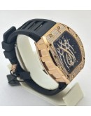 Richard Mille Spider Rose Gold Diamond Swiss ETA Automatic Watch