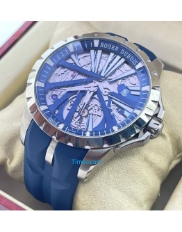 Roger Dubuis Excalibur Diabolus In Machina Blue Swiss Automatic Watch