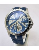 Roger Dubuis Excalibur Diabolus In Machina Blue Swiss Automatic Watch