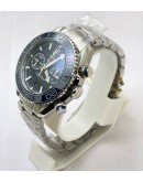 Omega Seamaster Planet Ocean Chronograph Blue SWISS ETA 2250 Valjoux Automatic Watch