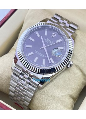 Rolex Date-Just Grey Swiss ETA