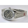 Rolex Date-Just Grey Swiss ETA Automatic 3235 Valjoux Movement Watch