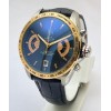 Tag Heuer Grand Carrera Calibre 17 Black Rose Gold Leather Strap Watch