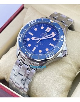 Omega Seamaster Diver Blue Swiss Automatic Watch