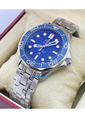 Omega Seamaster Diver Blue Swiss Automatic Watch