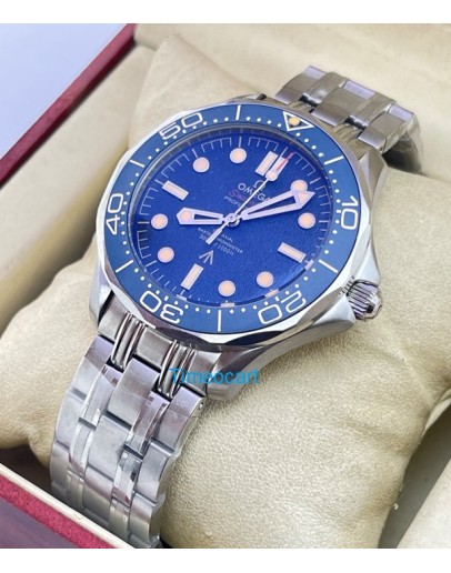 Omega Seamaster Diver Blue Swiss Automatic Watch