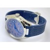 OMEGA SEAMASTER AQUA TERRA GREY BLUE RUBBER STRAP LIMITED EDITION SWISS AUTOMATIC WATCH