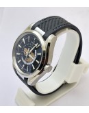 OMEGA SEAMASTER AQUA TERA WORLD TIME BLACK SWISS AUTOMATIC WATCH