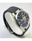 OMEGA SEAMASTER AQUA TERA WORLD TIME BLACK SWISS AUTOMATIC WATCH