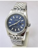 Rolex Date Just Blue Swiss Automatic Watch