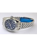 Rolex Date Just Blue Swiss Automatic Watch