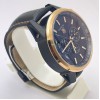 Tag Heuer 1969 Chronograph Black Leather Strap Watch