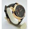 A. Lange & Shone Grand Lange 1 Moon Phase Rose Gold Black Swiss Automatic Watch