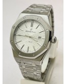 Audemars Piguet Royal Oak Steel White Swiss  Automatic Watch