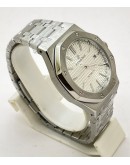 Audemars Piguet Royal Oak Steel White Swiss  Automatic Watch