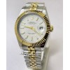 Rolex Date-Just White Dual Tone Swiss Automatic Watch