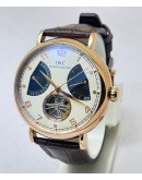 I W C Portofino Day Date Tourbillon White Swiss Automatic Watch