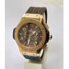 Hublot Big Bang Rose Gold Brown Rubber Strap Watch