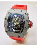 Richard Mille RM35-02 Rafael Nadal Red Swiss ETA 7750 Valjoux Movement Watch