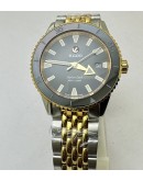 Rado Captain Cook Black Dual Tone Swiss Automatic Watch