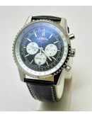 Breitling Navitimer Chrono Leather Strap Watch