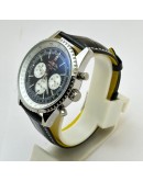 Breitling Navitimer Chrono Leather Strap Watch