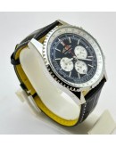 Breitling Navitimer Chrono Leather Strap Watch