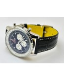 Breitling Navitimer Chrono Leather Strap Watch