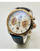 Tag Heuer Grand Carrera Calibre 17 RS 2 Dual Tone Leather Strap Watch