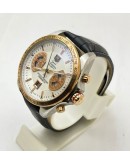 Tag Heuer Grand Carrera Calibre 17 RS 2 Dual Tone Leather Strap Watch