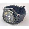 Audemars Piguet Diver Full Black Rubber Strap Swiss Automatic Watch