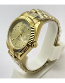 Rolex Day-Date Stick Mark Goden Swiss Automatic Watch