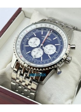 Breitling Navitimer Chronograph Blue Steel Watch