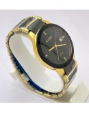  Rado Jubile Gold Black Bracelet Watch