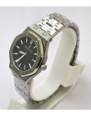 Audemars Piguet Royal Oak Black Steel Ladies Watch