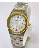 Audemars Piguet Royal Oak Mother of Pearl Dual Tone Ladies Watch