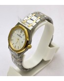 Audemars Piguet Royal Oak Mother of Pearl Dual Tone Ladies Watch