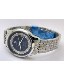 Omega De-Ville Black Steel Bracelet Swiss Automatic Watch