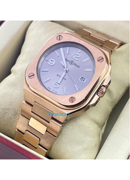 Bell & Ross BR05 Rose Gold Grey Swiss Automatic Watch