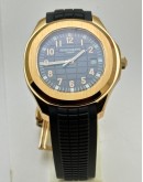 Patek Philippe Aquanaut Black Rose Gold Rubber Strap Swiss Automatic Watch