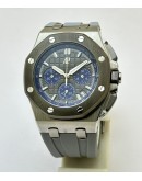  Audemars Piguet Royal Oak Offshore Steel Grey Rubber Strap Limited Edition Watch