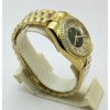 Rolex Day-Date Green Diamond Paved Gold Swiss Automatic Watch