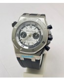 Audemars Piguet Diver Chronograph Steel White Watch