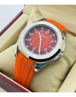 Patek Philippe Aquanaut Orange Rubber Strap 2 