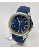 Patek Philippe Aquanaut Blue Rubber Strap Swiss Automatic Watch