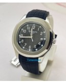 Patek Philippe Aquanaut Black Rubber Strap Swiss Automatic Watch